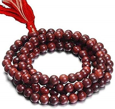 Chandra Sandalwood Mala Rosary Chandan Japa Maala for Meditation Chanting Prayer Beads Beads Wood Chain