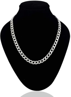 LASHIFY Fashion chain for boys mens chain Stainless steel stylish long chain Sterling Silver, Brass Plated Brass, Metal, Oxidised Silver, Sterling Silver, Stainless Steel Chain