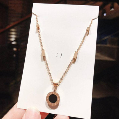 glowzi Glowzi Roman Necklace Chain For Girls Crystal Gold-plated Plated Brass Chain