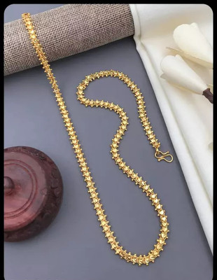 VELABHAMI 1 gram Pendant set for women and girls new design new year Gold-plated Plated Alloy Chain