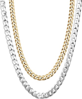 MAATRCHAAYA Gold-plated, Sterling Silver Plated Alloy Chain Set