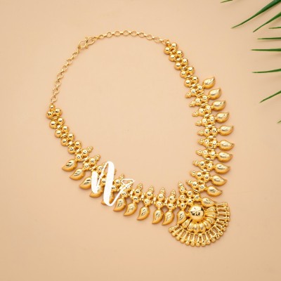 MARIGOLD MERAGOLD 2LINE MANGO NECKLACE Gold-plated Plated Copper Necklace