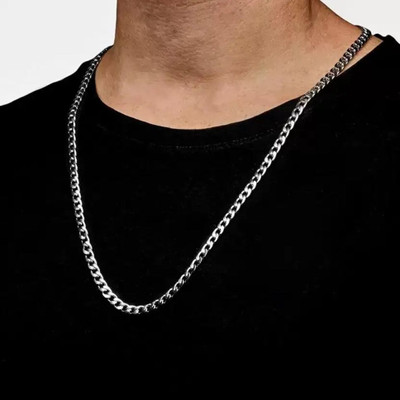 Floky Flok-silver chain Sterling Silver Plated Brass, Alloy Chain Set