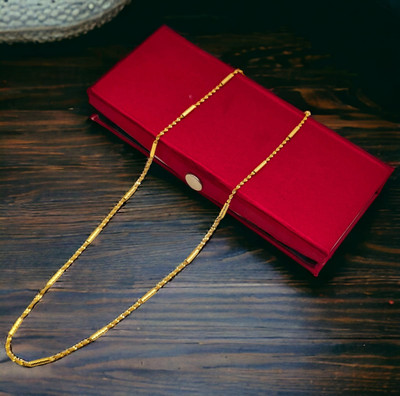 Harsh Z house Lucknow One gram gold plated chain exclusive designer party wear and daily wear Gold-plated Plated Copper Chain