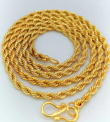 MAATRCHAAYA Stylish Silver Chain Gold-plated Plated Alloy Chain Set