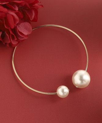 SOHI Elegant Pearl Choker Gold-plated Plated Alloy Necklace