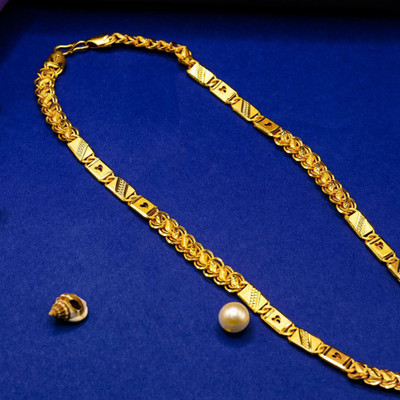 RAJAVEER IMITATION NAWABI WITH KOYLI CHAIN Gold-plated Plated Alloy Chain