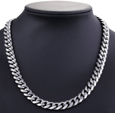 RV jewels Cubic Zirconia Silver, Gold-plated, Platinum Plated Brass, Metal, Copper, Stainless Steel Chain