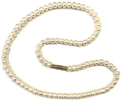 RATAN BAZAAR Pearl Mala Beads (Moti) South Sea Original Certified Astrological Purpose and fashionable Pearl Stone Chain