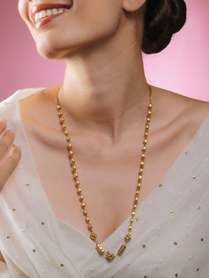 RUBANS Gold-plated Plated Brass Necklace