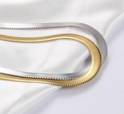 V FASHION JEWELLERY Seashell Pearl goldplated Necklace chain set for women and girls Gold-plated Plated Stainless Steel Chain