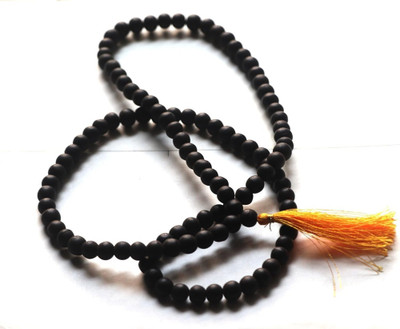 VRIDAANN Original Natural Karungali Kattai Malai Lab Certified Heavy Premium BeadsGK 10 Wood Necklace