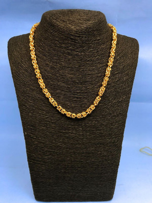 RKB SALES gold plated high quality polished chain for men and boys Gold-plated Plated Alloy Chain