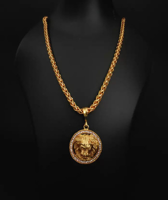 BHASHIMI 1 gram Pendant set With chain “20” Inches for man and boy New design new year Gold-plated Plated Copper Chain Set