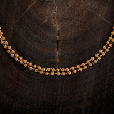 Kushal's Fashion Jewellery Gold Gold-Plated Ethnic Antique Necklace Gold-plated Plated Copper Necklace