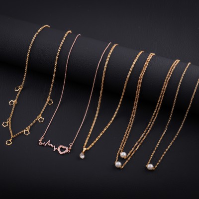 Delfa Clothing Gold-plated Plated Alloy Necklace