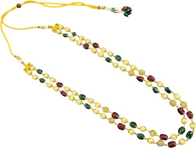 SVJC Onyx, Pearl Gold-plated Plated Brass Necklace