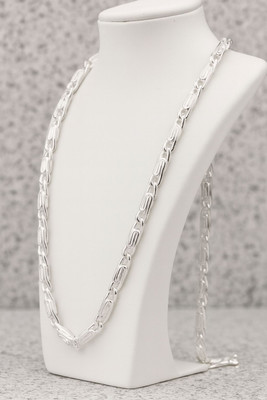 VEDARTHi Lightweight silver Look Silver Type Silver Finish Silver Plated Fancy Chain 999 Silver Plated Alloy Chain