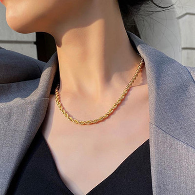 Neerajyoti Brass Plated Brass, Stainless Steel Chain