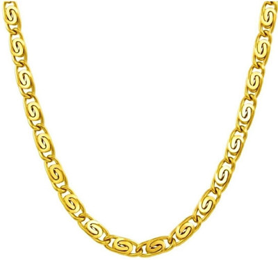 RIYAASHI Gold plated chain necklace jewelry set for men women unisex Gold-plated Plated Brass, Metal, Alloy Chain