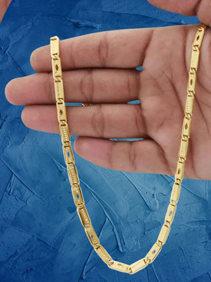 RKB SALES 1 gm high quality gold plated men's chain Gold-plated Plated Alloy Chain
