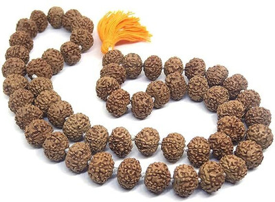 Rudraksham Kantha Mala | 5 Mukhi Rudraksha Kantha Mala 54+1 Beads Rudraksha Chain