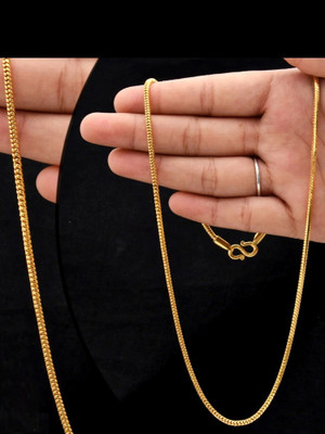 RADHETEXFAB Gold-plated Plated Brass, Copper, Alloy Chain
