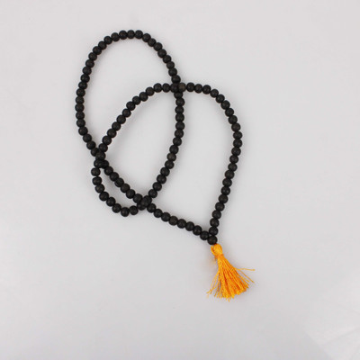 Spillbox Natural Unpolished Original Karungali Malai|Bring Success Career Growth-6mm Wood Chain