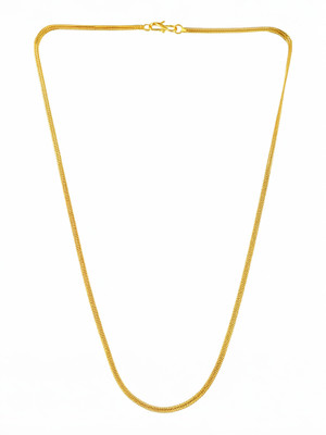 PYR Fashion 1 Gram For Boys and Man Alloy, Stainless Steel Gold-plated Plated Brass Chain