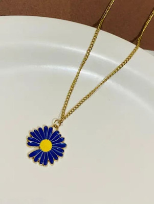 sasha traders Gold-plated Plated Alloy Chain Set