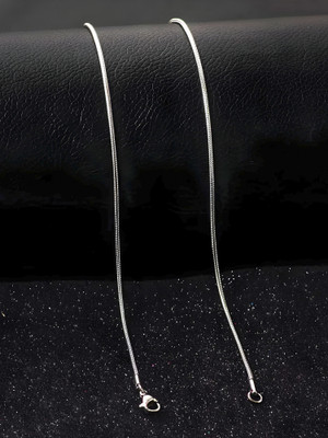 house of common Pure Stainless Steel Waterproof Round Snake Neck Chain Silver Plated Stainless Steel Chain