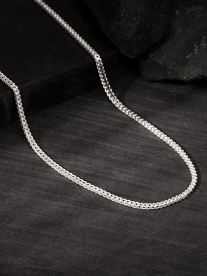 GIVA 925 Silver Classic Love Chain for Him|Lifetime Plating|6 Month Warranty Rhodium Plated Sterling Silver Chain