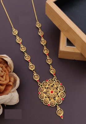 VESTURE KNOT IMJ1-(RH24)-33 Gold-plated Plated Alloy Necklace