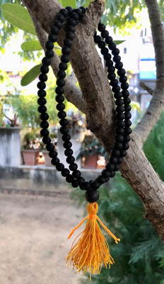 Sri Sembu Murgan Unpolished Natural Karungali Malai Sri Sembu Murgan Kirpa Mala Beads Wood Chain