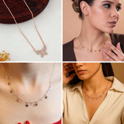Sparqle Gold-plated Plated Stainless Steel Necklace