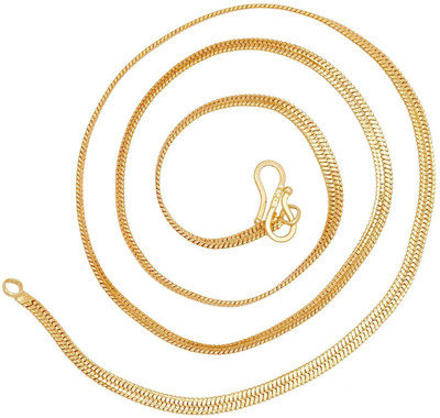Jewels Capital Cubic Zirconia Gold-plated Plated Alloy Chain