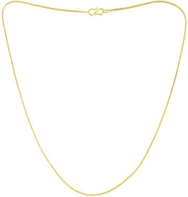 Sanaa Creations Flicker Links Men's Snake Link Chain Gold-plated Plated Brass Chain