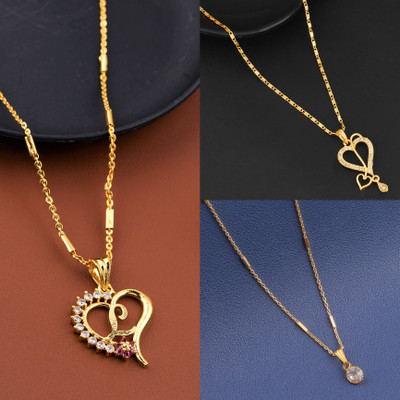 VPCREATION Gold-plated Plated Alloy Necklace Set