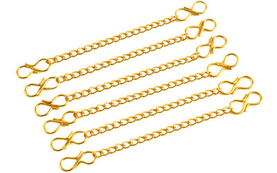 JHB Chain Extender Removable Adjustable Extension for Necklace Anklet Bracelet Gold-plated Plated Alloy Chain