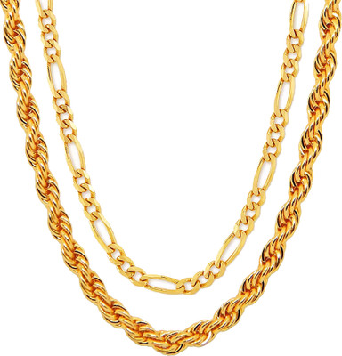 P R Production Gold-plated Plated Brass Chain Set