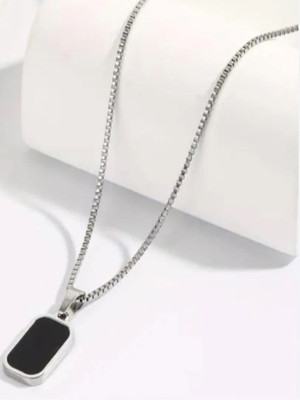Oscar Enterprises Chain for men with stylish pendent | minimal chains for men | Stainless Steel Chain