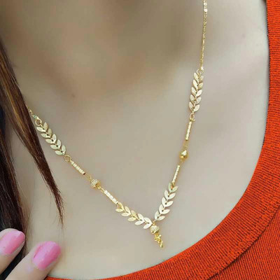 VADDORIYA SALES Designer And Stylish Gold-plated Plated Brass Necklace