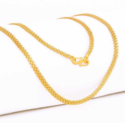 Faizam Collection Gold-plated Plated Brass Chain