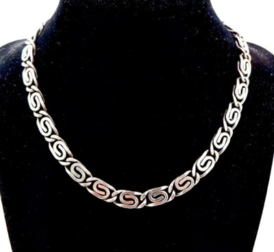 MAATRCHAAYA Religious Rudrakhs pendal with chain Rhodium Plated Alloy Chain Set