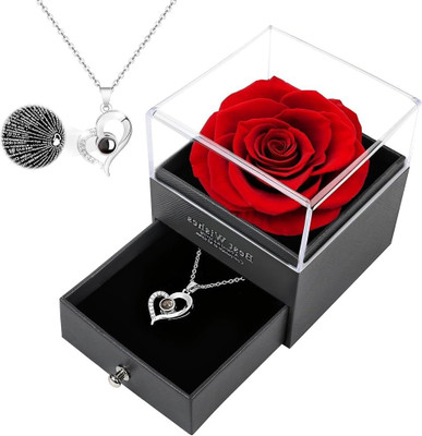 RVKE Jewellery, Artificial Flower, Showpiece Gift Set
