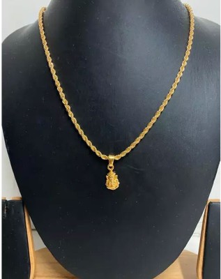 GTY-MM Women Ganesh pandant Gold-plated Plated Alloy Chain Set