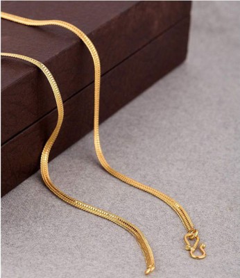 Dinisha Brass Gold-Plated chain for Womens Gold-plated Plated Brass Chain