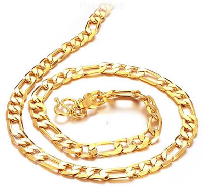 Pitaamaa Chain for Men, Women, Boy, Girls, Husband, Wife Gold Chain Gold-plated Plated Alloy Chain