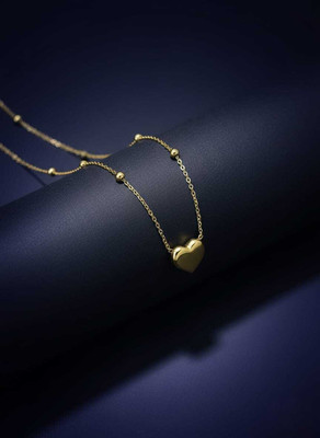 the khodiyar gallery Gold-plated Plated Stainless Steel Necklace