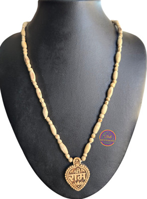 Varun Tulsi mala Original Shree Ram locket Tulsi kanthi mala length 22 inch Beads Wood Chain